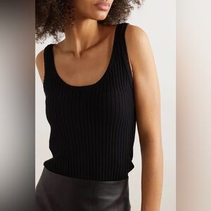 Chloe Ribbed Wool Cashmere Blend Tank